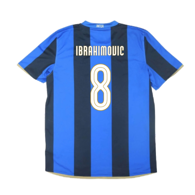 Supporter Inter Milan 2008-09 Home Shirt ((Excellent) S) (Ibrahimovic