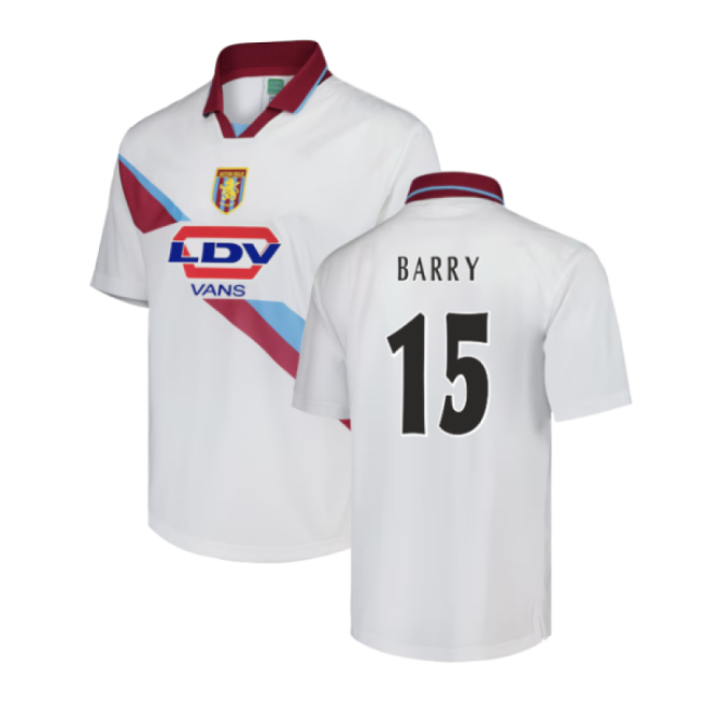 Aston Villa 2000 Away Retro Shirt (Barry 15) For Premier League Fans