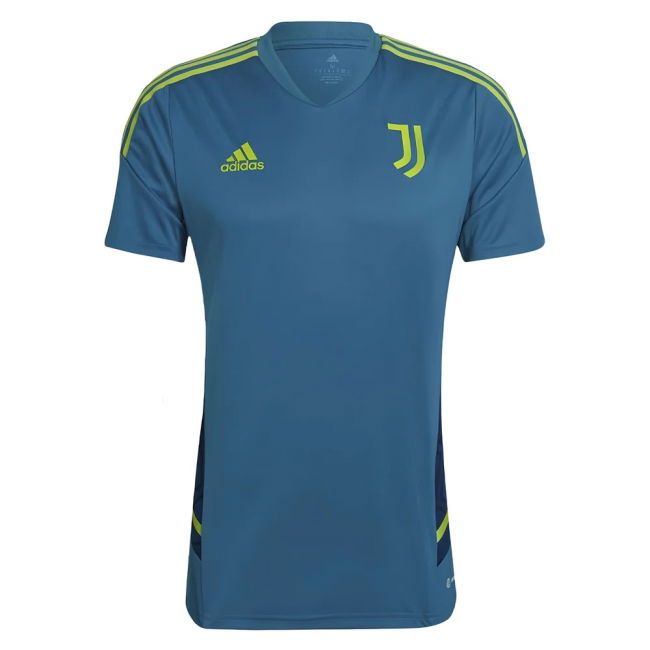 2022-2023 Juve Training Shirt (Active Teal) Durable Stitching