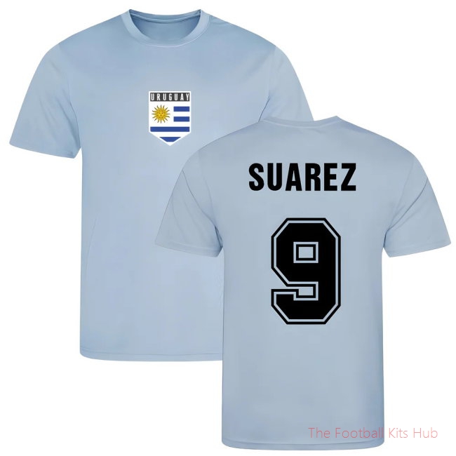 Suarez Uruguay Training Jersey (Sky Blue)