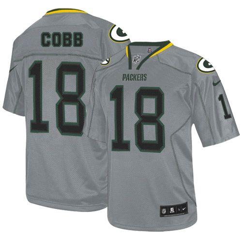 Authentic NFL GB Packers #18 Randall Cobb Green Lights Out Jersey