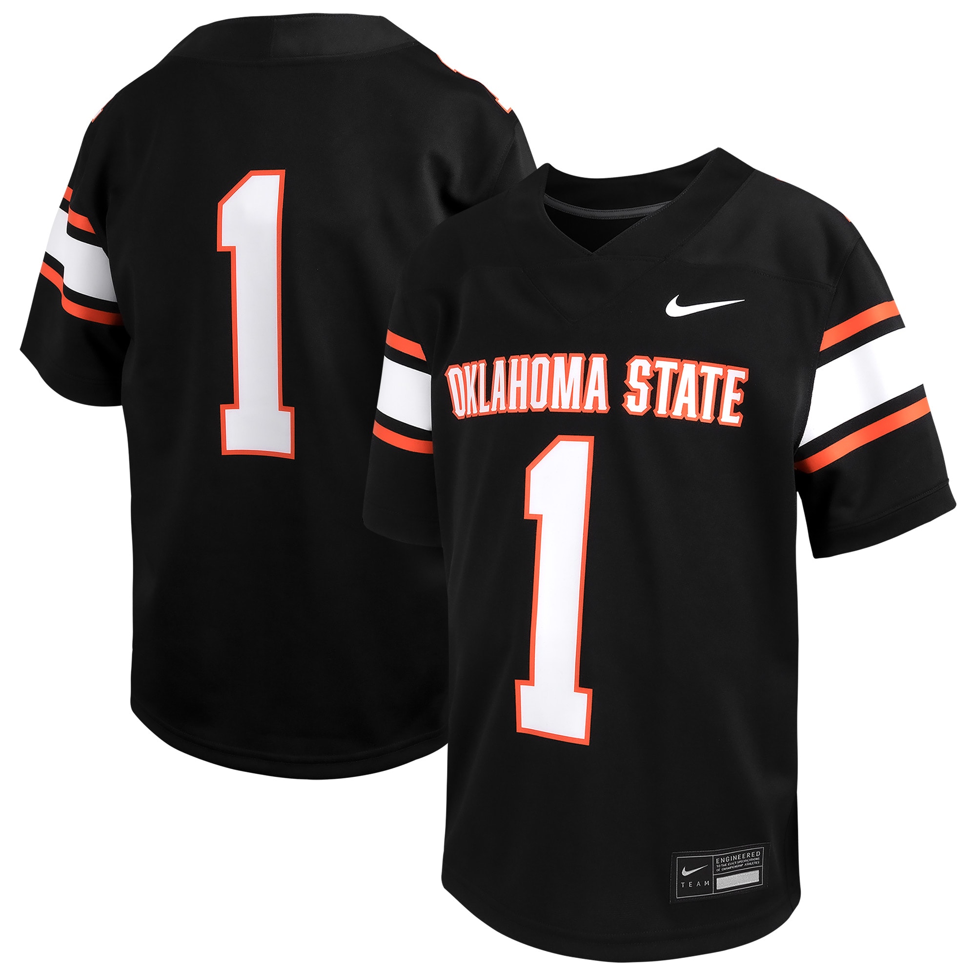 [NJP] Oklahoma State Cowboys Toddler Untouchable Replica Game Jersey - Black