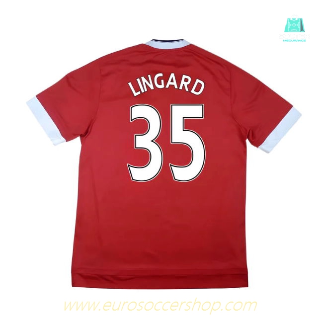 Manchester United 2015-16 Home Shirt (Mint) (Lingard 35)