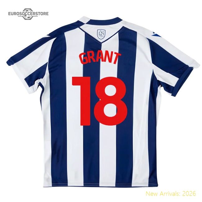 Premium-grade 2025-2026 West Brom Wba Home Shirt - Kids (grant 18)