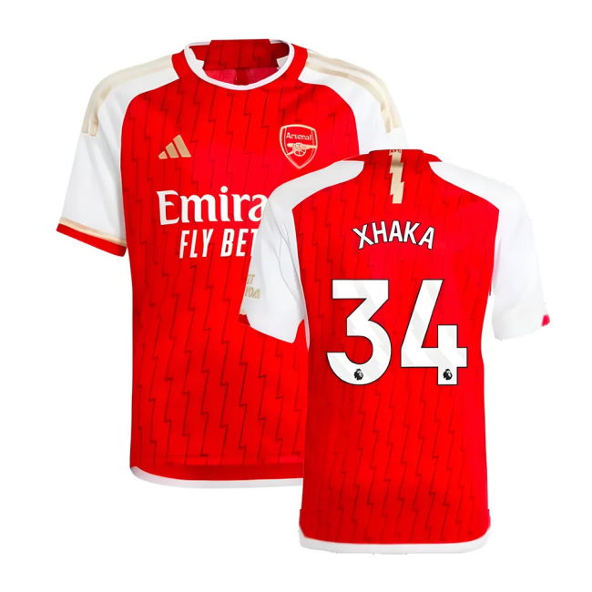 2023-20 Arsenal Home Jersey Xhaka #34 L M S Kids