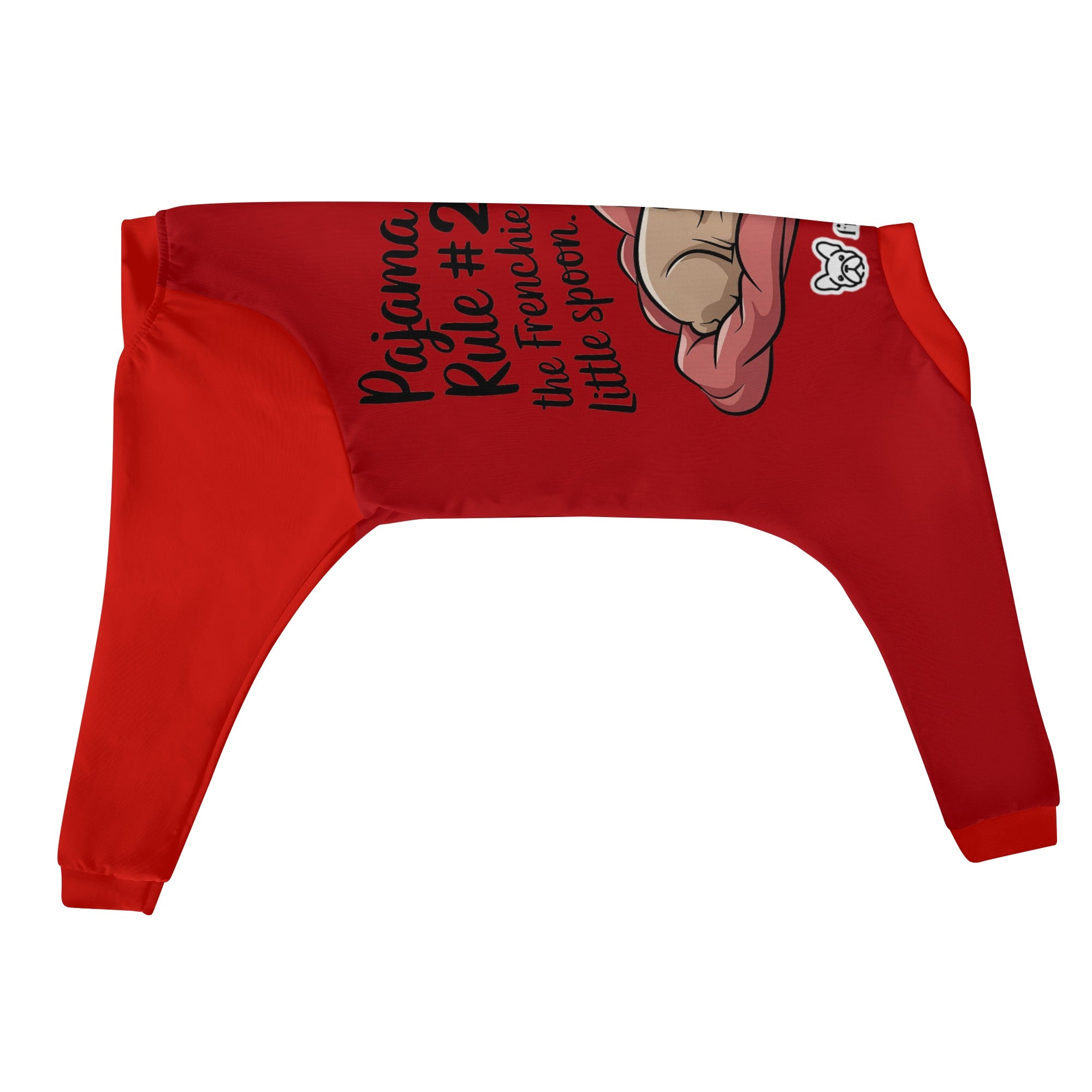 Pajama party rule #2: Let the Frenchie be the little spoon - Frenchie Pajamas – Ultra-Soft, Cozy, & Adorably Stylish