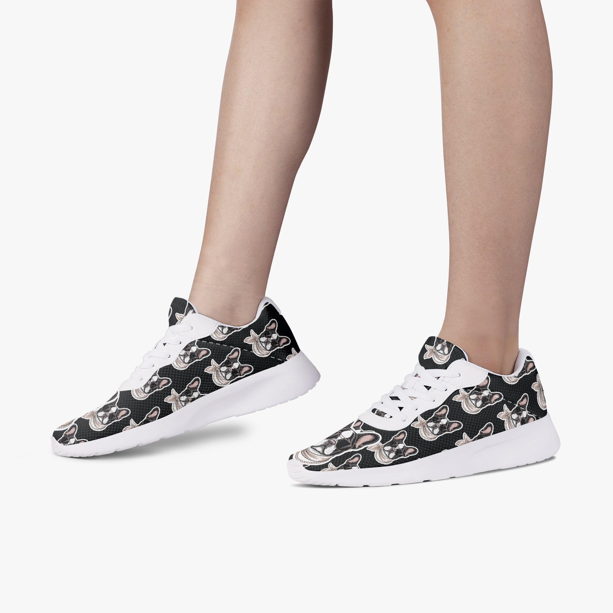 Quincy - Casual Running Shoes For Frenchie Fans | Durable Build
