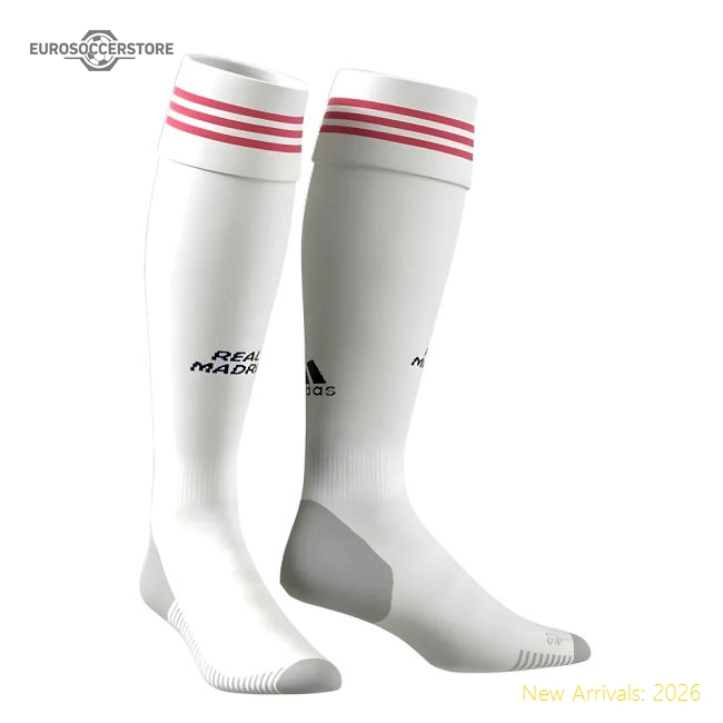 Professional-Grade 2020-2021 Real Madrid Adidas Home Socks (White)