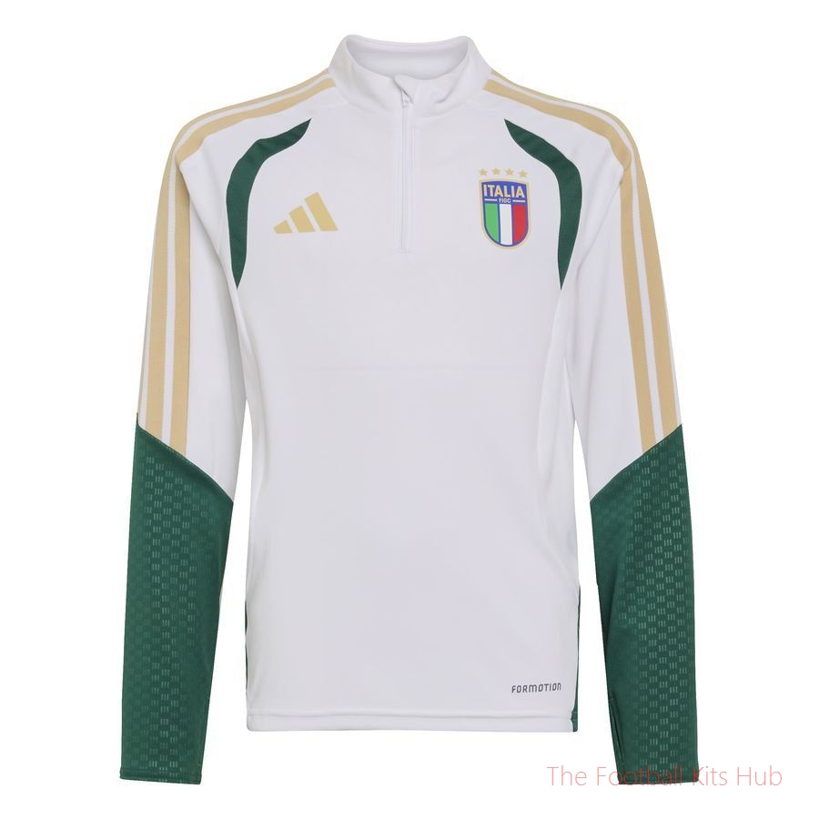 Italy Training Shirt Tiro 26 - White Kids