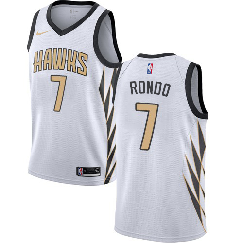 Nike Hawks White Atlanta Hawks #7 Jersey - Reasonably Priced