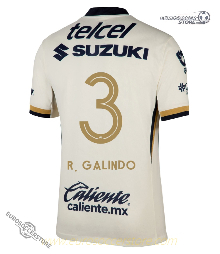 R. GALINDO 3 Pumas UNAM 25-26 Season Home Jersey