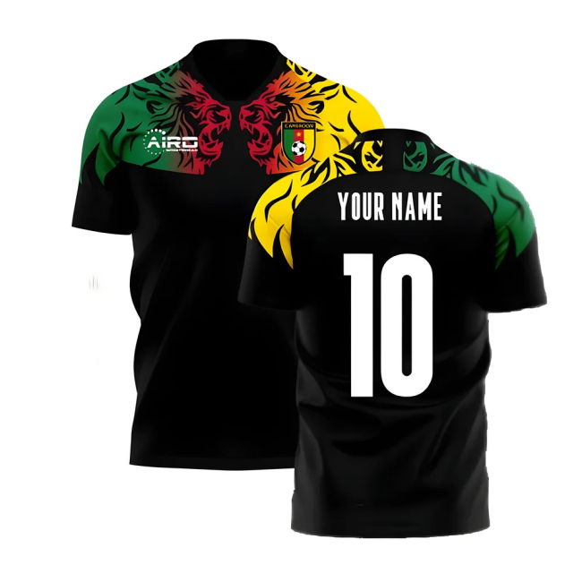 Premium-Quality Cameroon 2025-2026 Third Concept Football Kit (Airo)