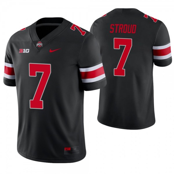 Nike Ohio State Buckeyes #7 C.J. Stroud Men Stitch Jersey - Black