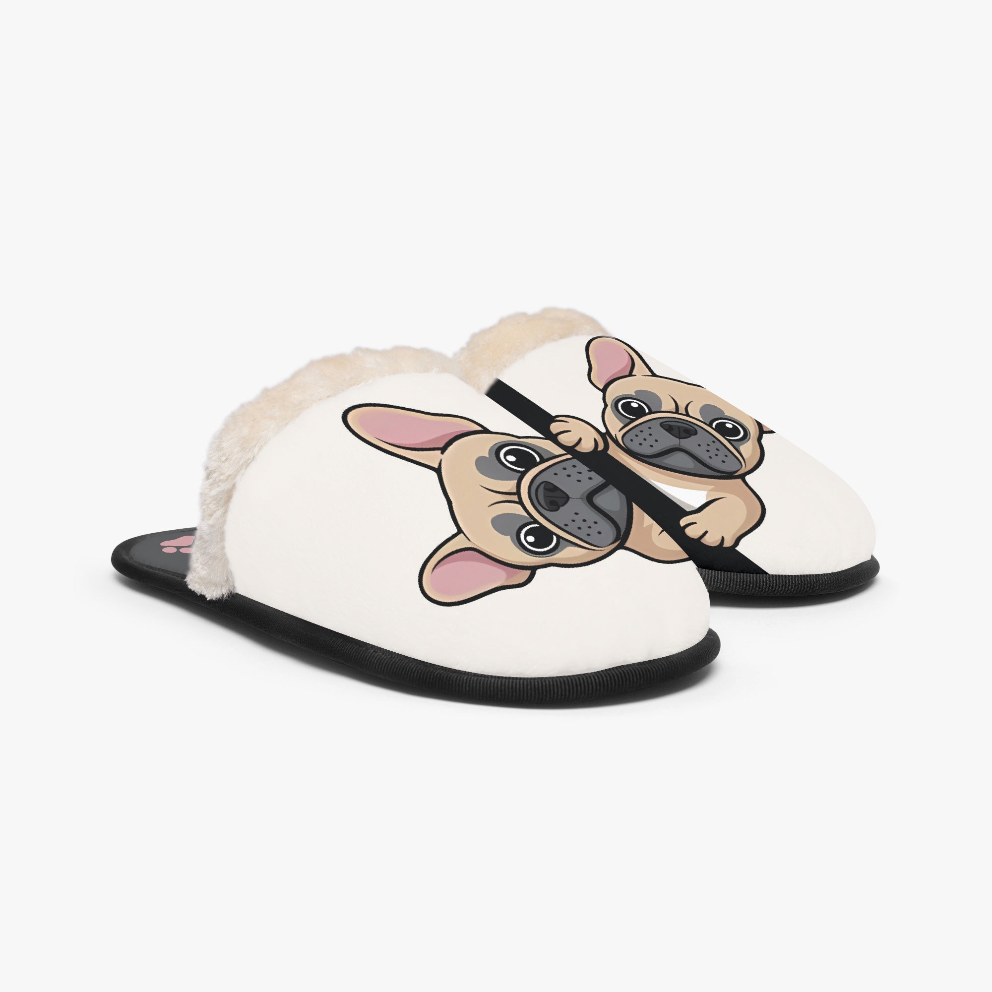 Fashion-Forward Poof - Cozy Winter Slippers for Casual Outings