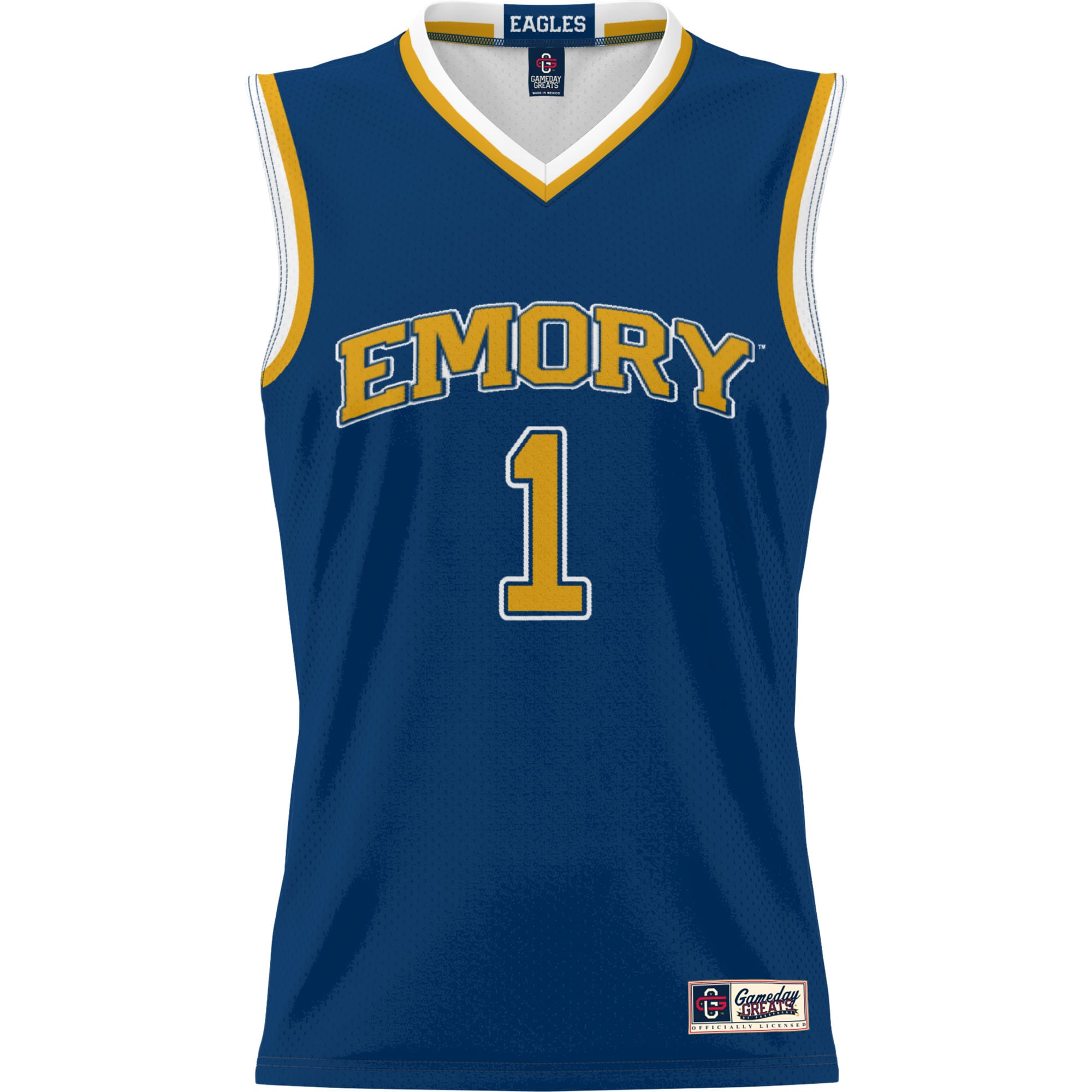 [DDG] Emory Eagles GameDay Greats Youth Lightweight Basketball Jersey - Blue