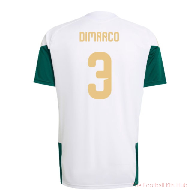 2026-2027 Italy Training Jersey (White) (Dimarco 3)