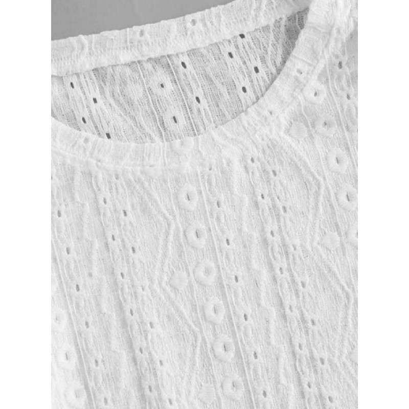 Embroidered Long Sleeve Blouse XG7598