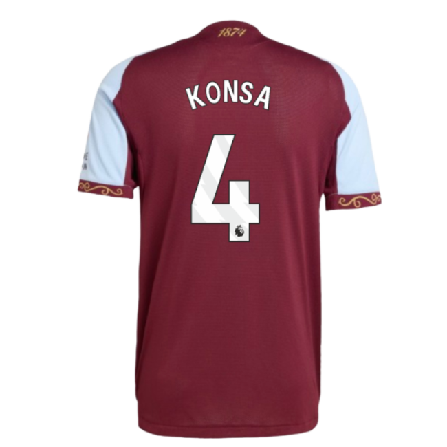 Elite Home Aston Villa Konsa Jersey 2025-2026 Flexible Puma Drycell