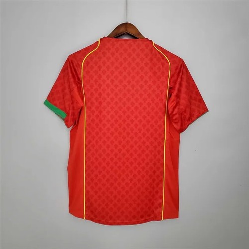 2004 Portugal Top Grade Jersey Home Euro - Special Edition Match
