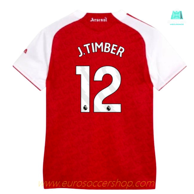 2025-2026 Arsenal Authentic Home Shirt (Womens) (J.Timber 12)