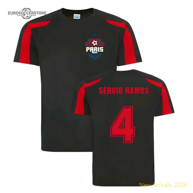 Trending Sergio Ramos Paris Sports Training Jersey (Navy)