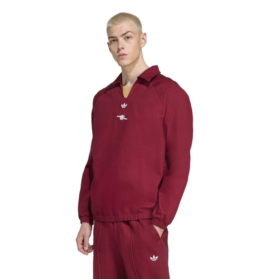 Arsenal Sweatshirt Drill Terrace Icons Burgundy