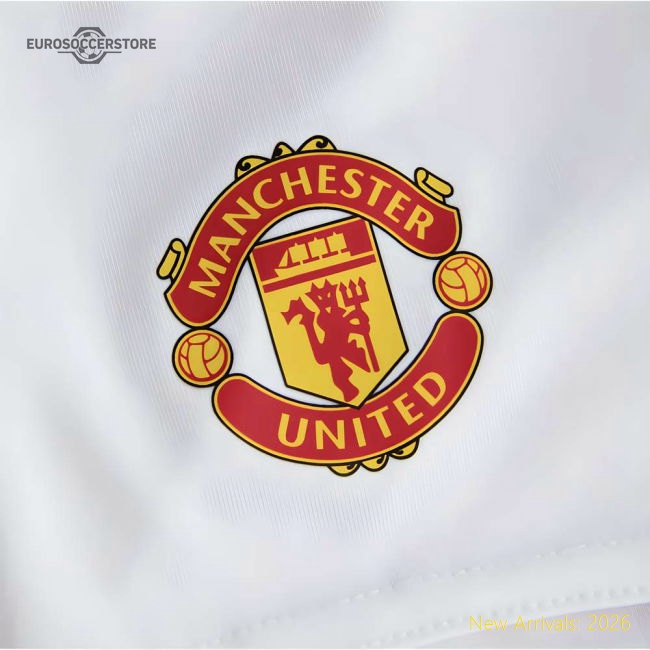 Non-toxic Man Utd Kids Jersey 2025-2026 Quick-dry Aeroready