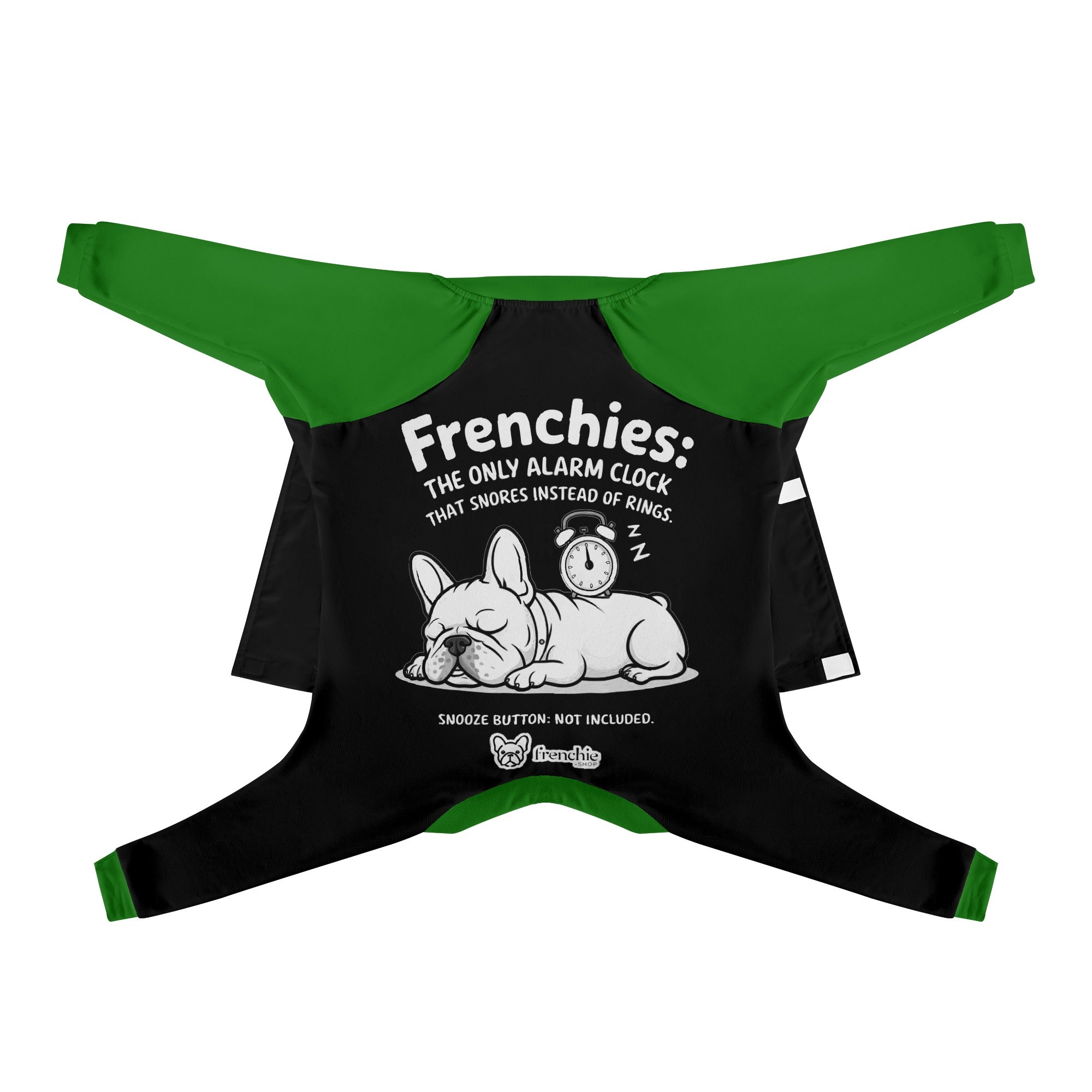 Frenchies: The only alarm clock that snores instead of rings - Frenchie Pajamas – Ultra-Soft, Cozy, & Adorably Stylish