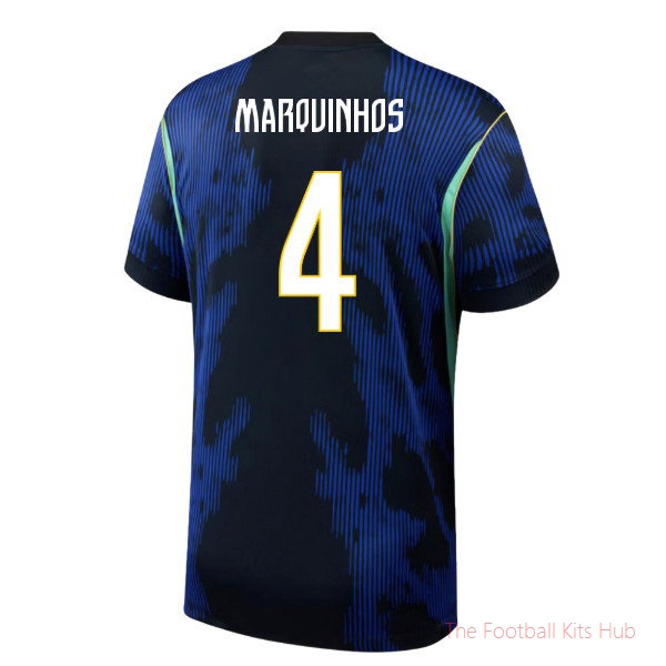 2026-2027 Brazil Away Shirt (Marquinhos 4)