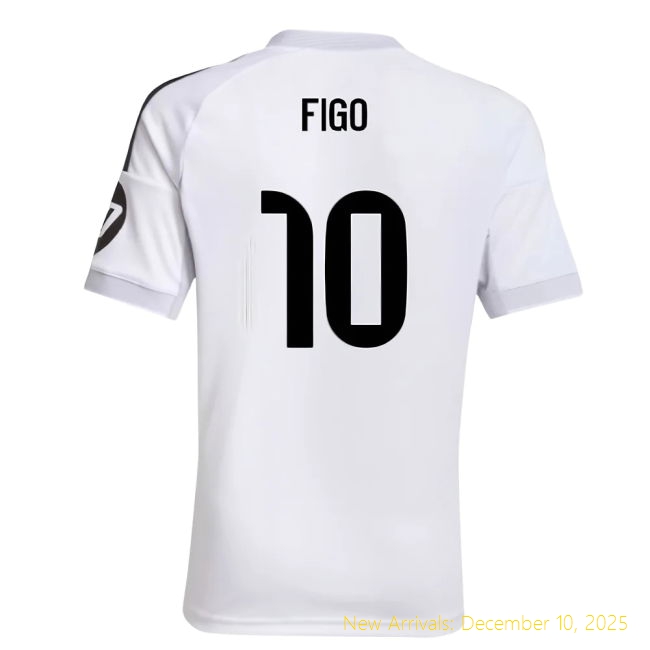 2025-2026 Real Madrid Home Shirt - Premium Game Day (Figo 10) - Kids...