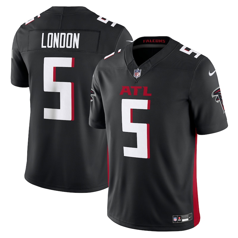 None Drake London ATL Falcons Sleek Game-Ready Jersey for NFL Fans