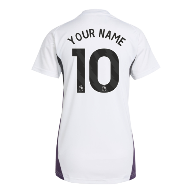 Luxury 2025-2026 Man Utd Practice Shirt (white) - Womens (your Name)