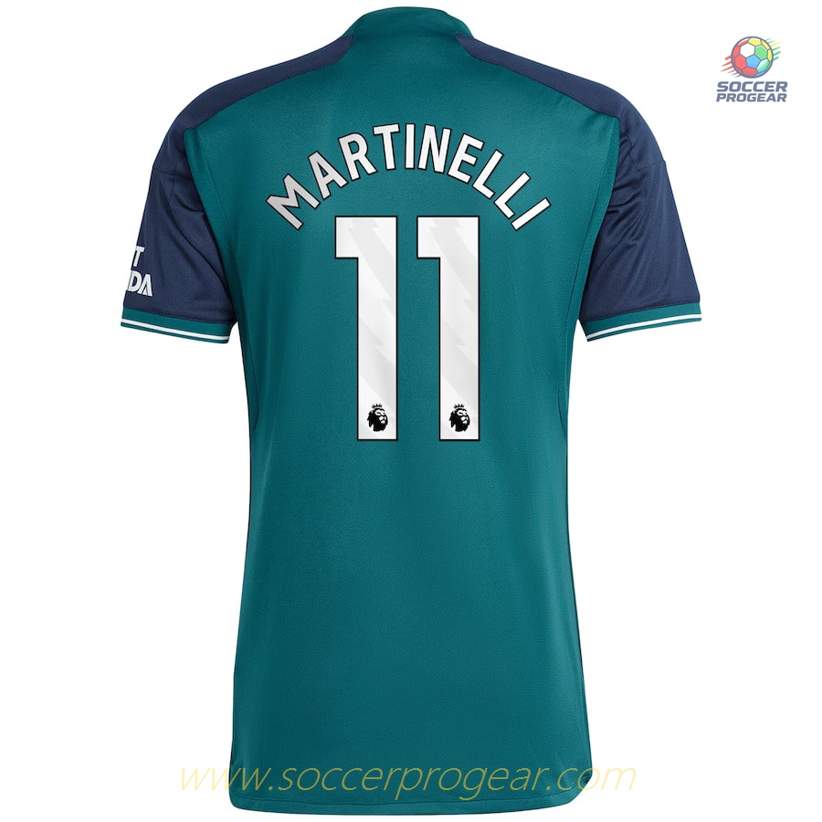 Arsenal 2023 2024 Martinelli Children Third Football Shirt