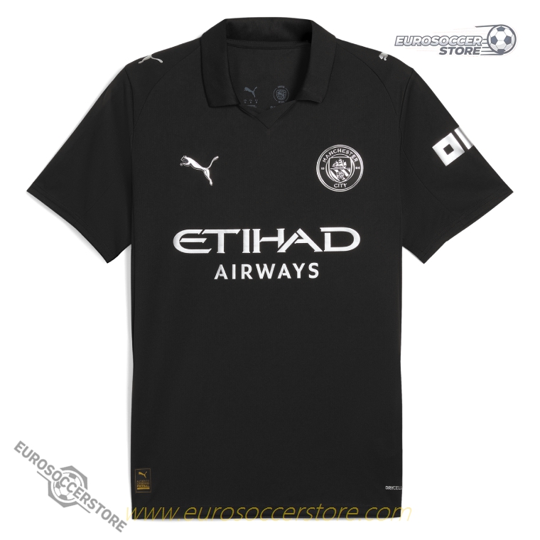 Rodrigo's 16号 Manchester City 25-26 UEFA Champions League Away Jersey