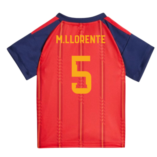 Authentic 2026/27 Spain Nt Classic Home Baby Kit (m.llorente 5