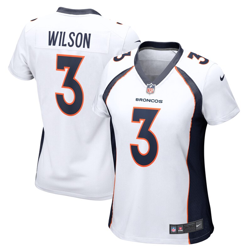 None Russell Wilson DEN Broncos Bold Elite Jersey Game Day Wear