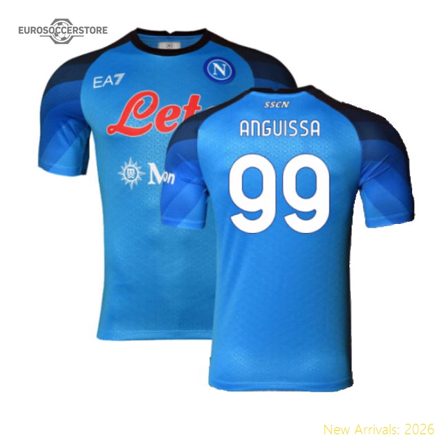 Napoli Anguissa Official Home Jersey Calcio Nike Dri-fit