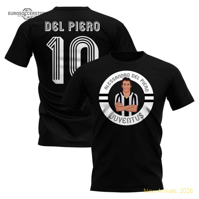 Alessandro Del Piero Illustration Supporter Tee (black)