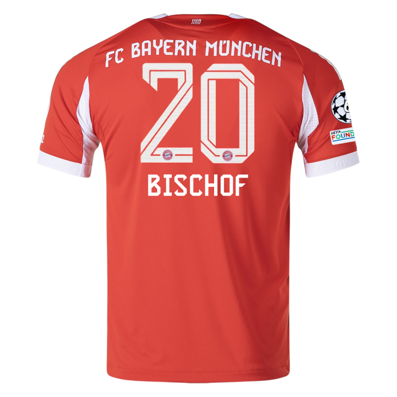 Bayern Munich Bischof 2025-2026 UCL Home Jersey – Authentic Shirt