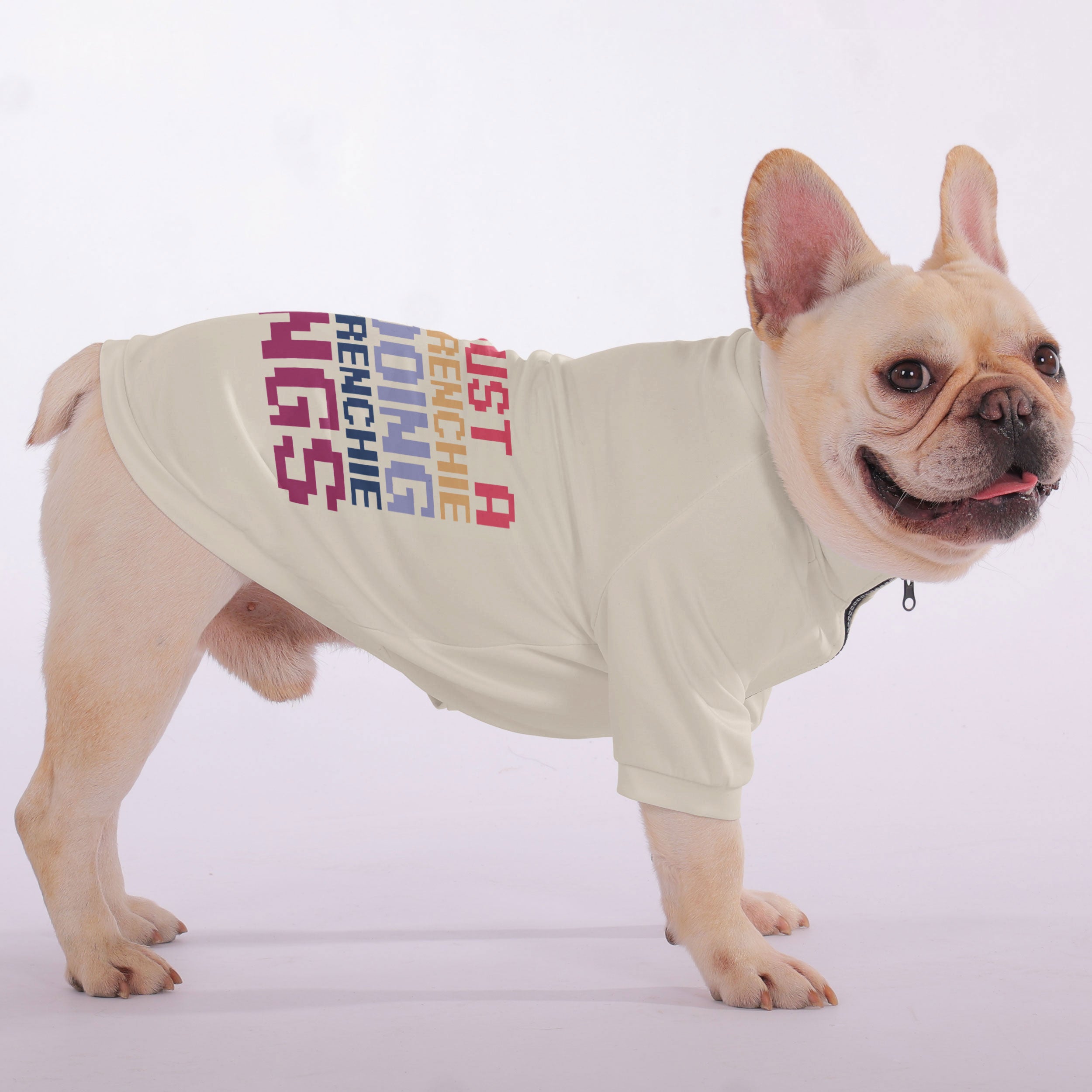 French Bulldog Just A Frenchie, Doing Frenchie Things Snuggly Zip Up