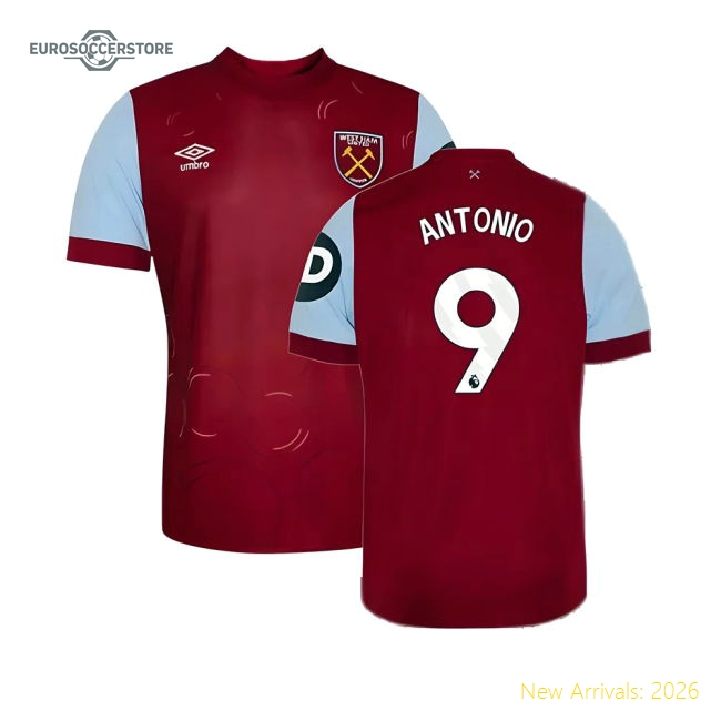 West Ham Kids Safe Antonio Jersey 2023-2024 Non-irritating