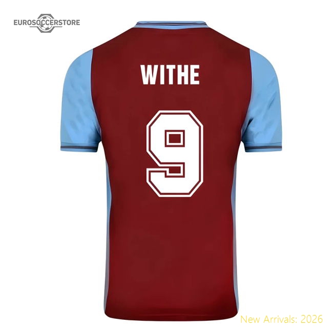 Authentic Score Draw Aston Villa 1982 Champions Of Europe Retro