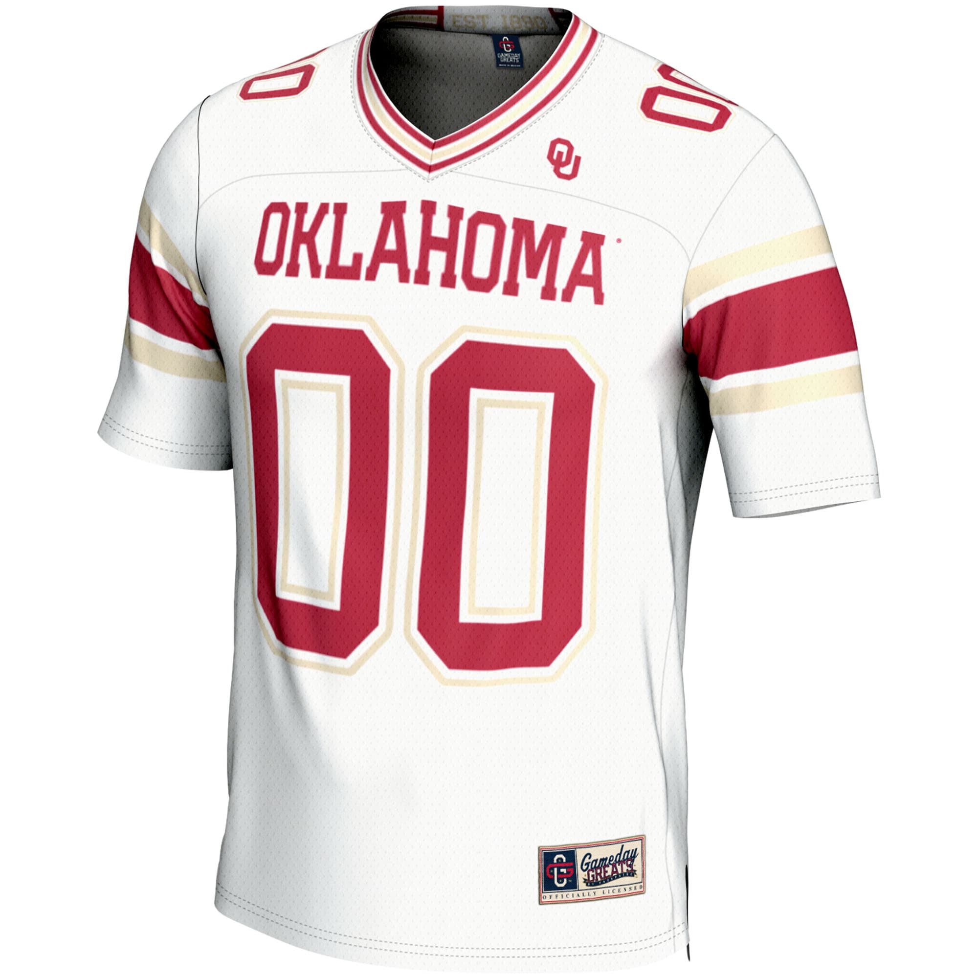 [DDG] Oklahoma Sooners GameDay Greats NIL Pick-A-Player Football Jersey - White