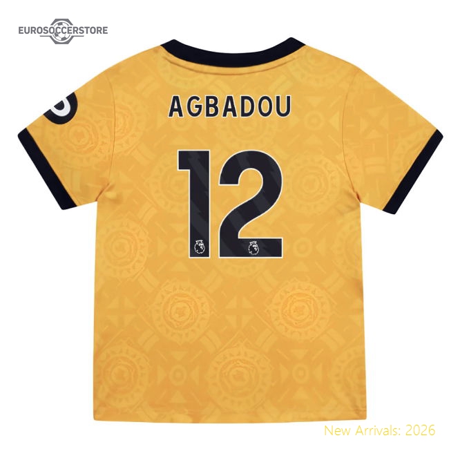 Wolverhampton Wanderers Children 2025 Home Jersey Football Fan Gear
