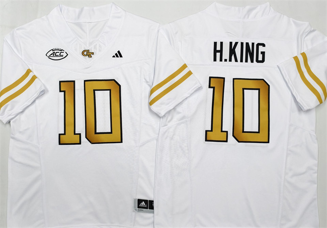 Men's None White 2024 home jersey Haynes King #10 premium Jersey