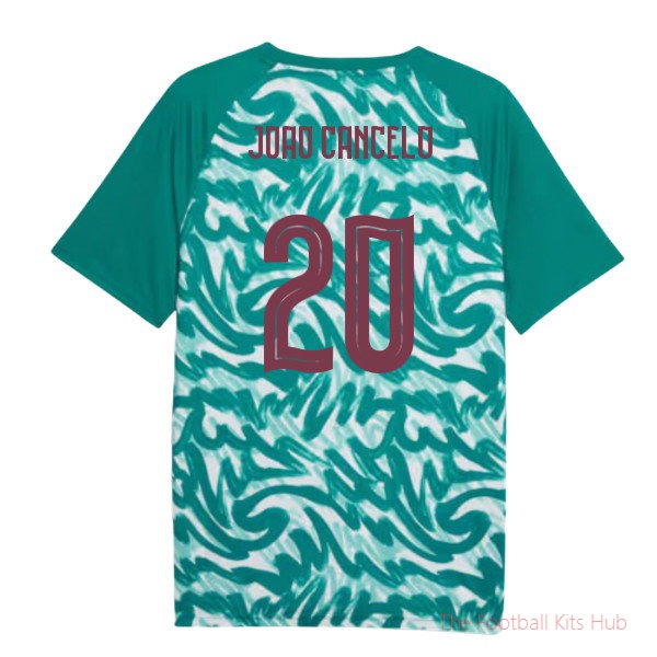 2026-2027 Portugal Warm Up Jersey (Green) (Joao Cancelo 20)