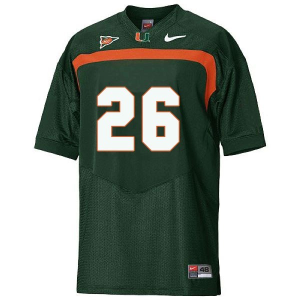 Youth Miami Hurricanes Green Youth #26 Miami Vice Jersey