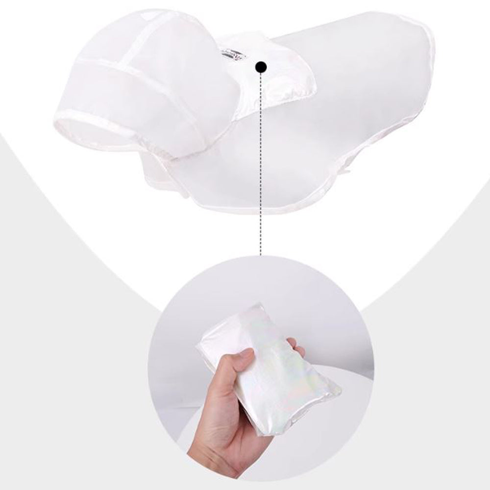 ClearPup Portable Transparent Frenchie Raincoat