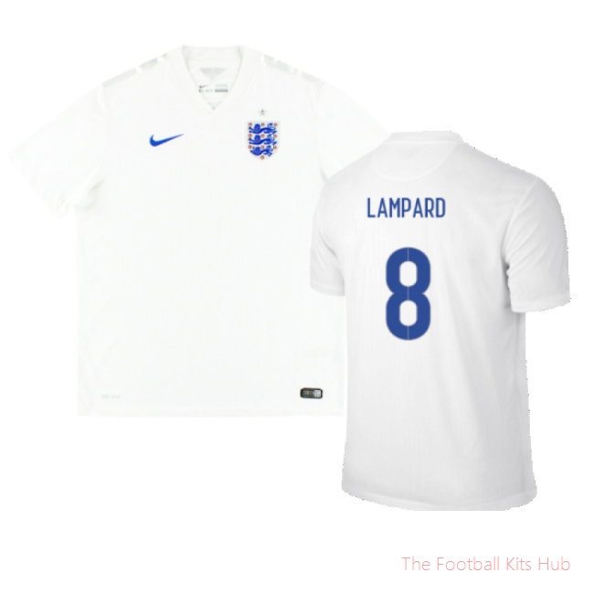England 2014-16 Home (Very Good) (LAMPARD 8)