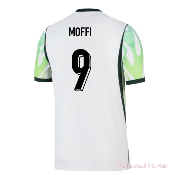 Breathable Replica Nigeria 2026-2027 Away Shirt (Moffi 9)